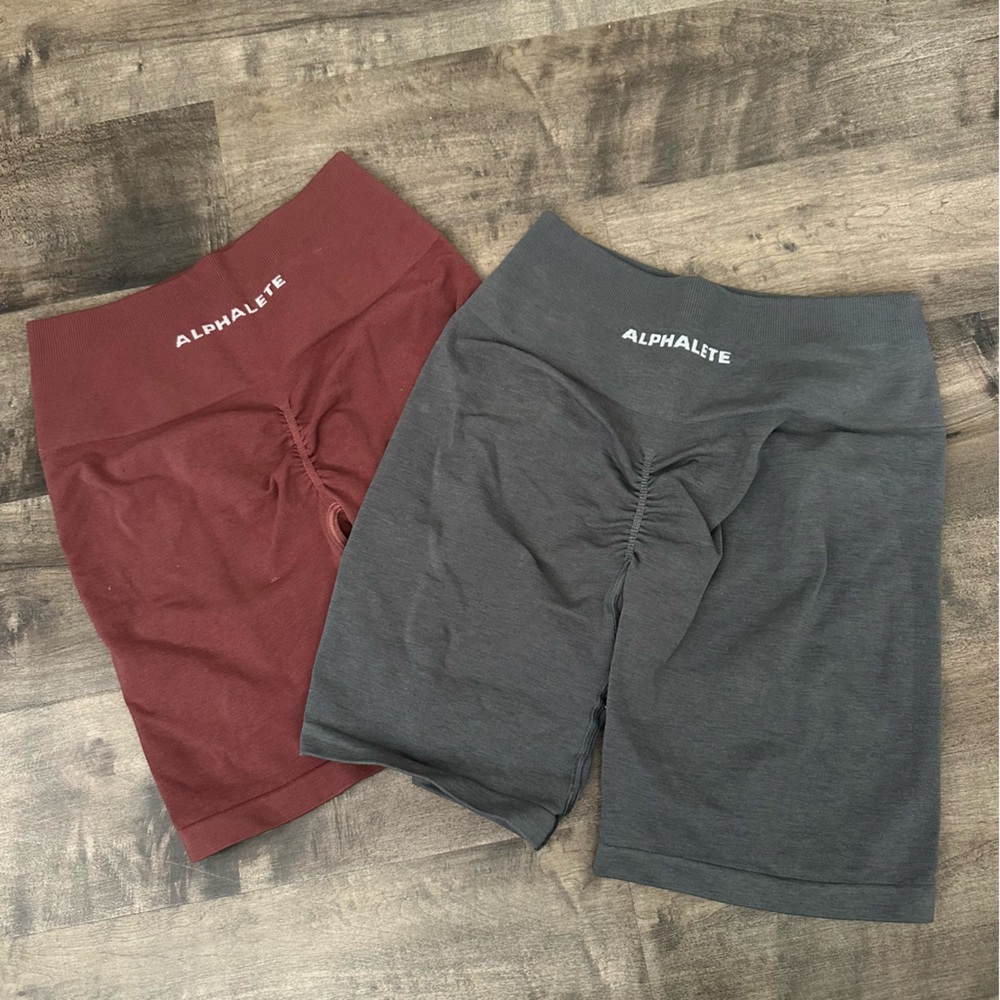 Alphalete biker shorts